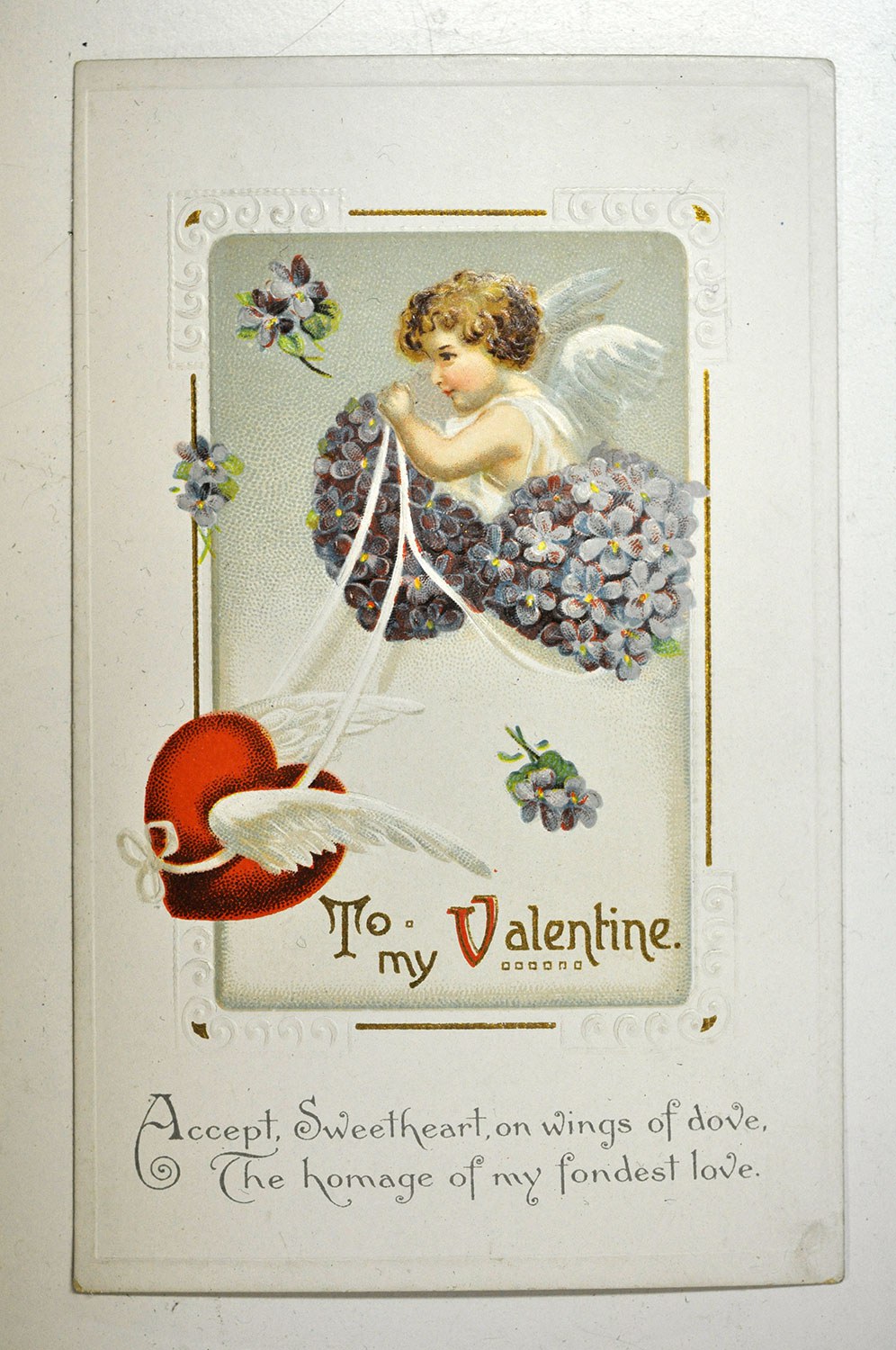 Valentine sent to Dorothy Ashbridge in 1914 from her friend Norma