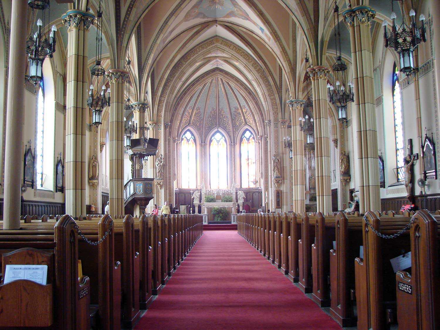 Interior of Assumption Church, Windsor