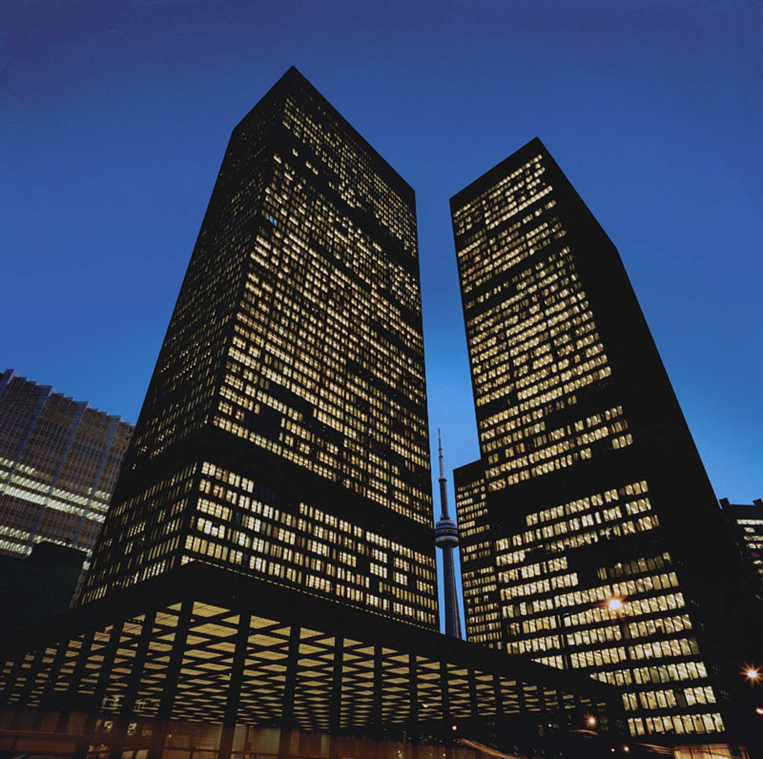 Maintaining balance: The modern architecture of the Toronto-Dominion Centre is part of Ontario’s varied architectural heritage. (Copyright permission provided by The Cadillac Fairview Corporation Ltd.)
